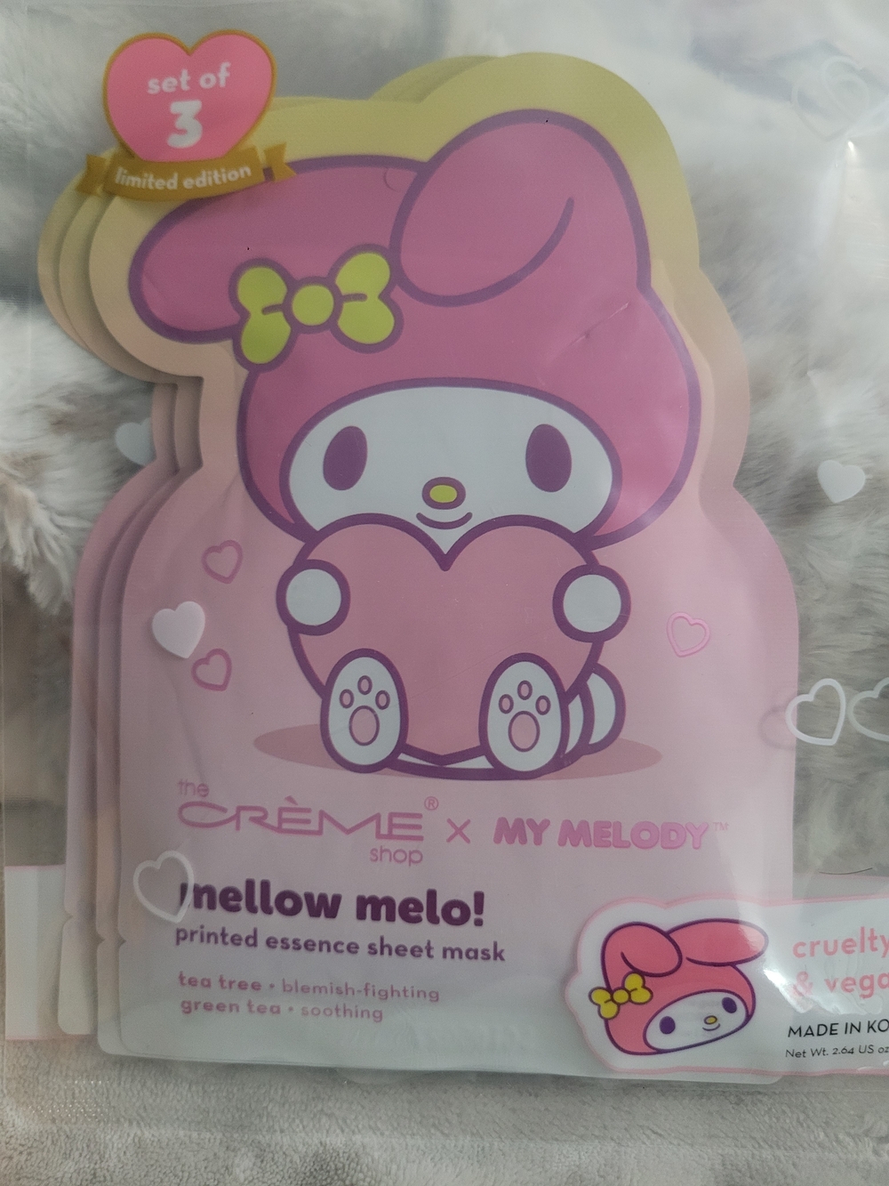 The Creme Shop Sanrio Hello Kitty Sunscreen Gudetama Lip Balm My Melody Mask Set - Picture 5 of 8